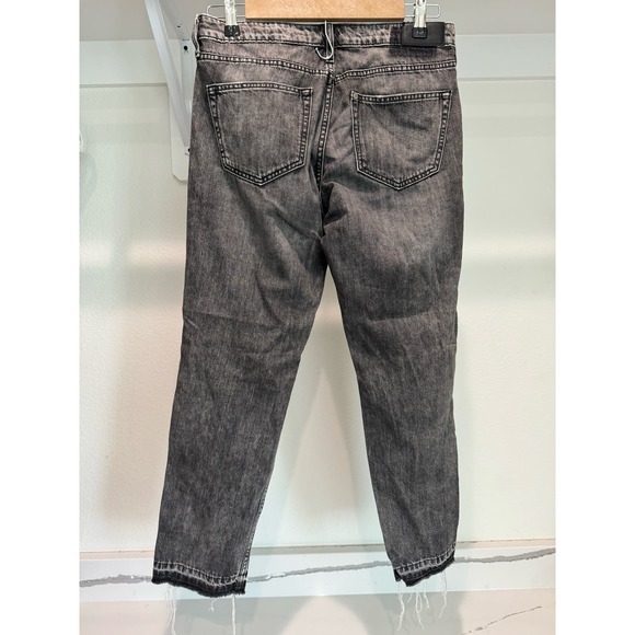 &Denim Girlfriend Fit‎ Low Waist Ankle Size 26 Black - Picture 2 of 8